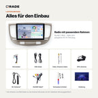 Kia Rio 2 (2005–2011) – Autoradio mit Wireless CarPlay & Android Auto