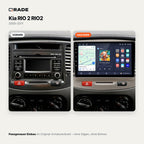 Kia Rio 2 (2005–2011) – Autoradio mit Wireless CarPlay & Android Auto