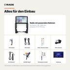 Kia Sorento XM (2009–2012) – Autoradio mit Wireless CarPlay & Android Auto (Rahmen SORENTO A)
