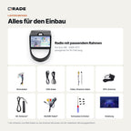 Kia Soul AM (2008–2011) – Autoradio mit Wireless CarPlay & Android Auto