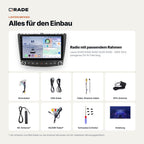 Lexus IS 200/250/300/350 (2005–2012) – Autoradio mit Wireless CarPlay & Android Auto