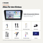 Mazda 3 BL (2010–2013) – Autoradio mit Wireless CarPlay & Android Auto