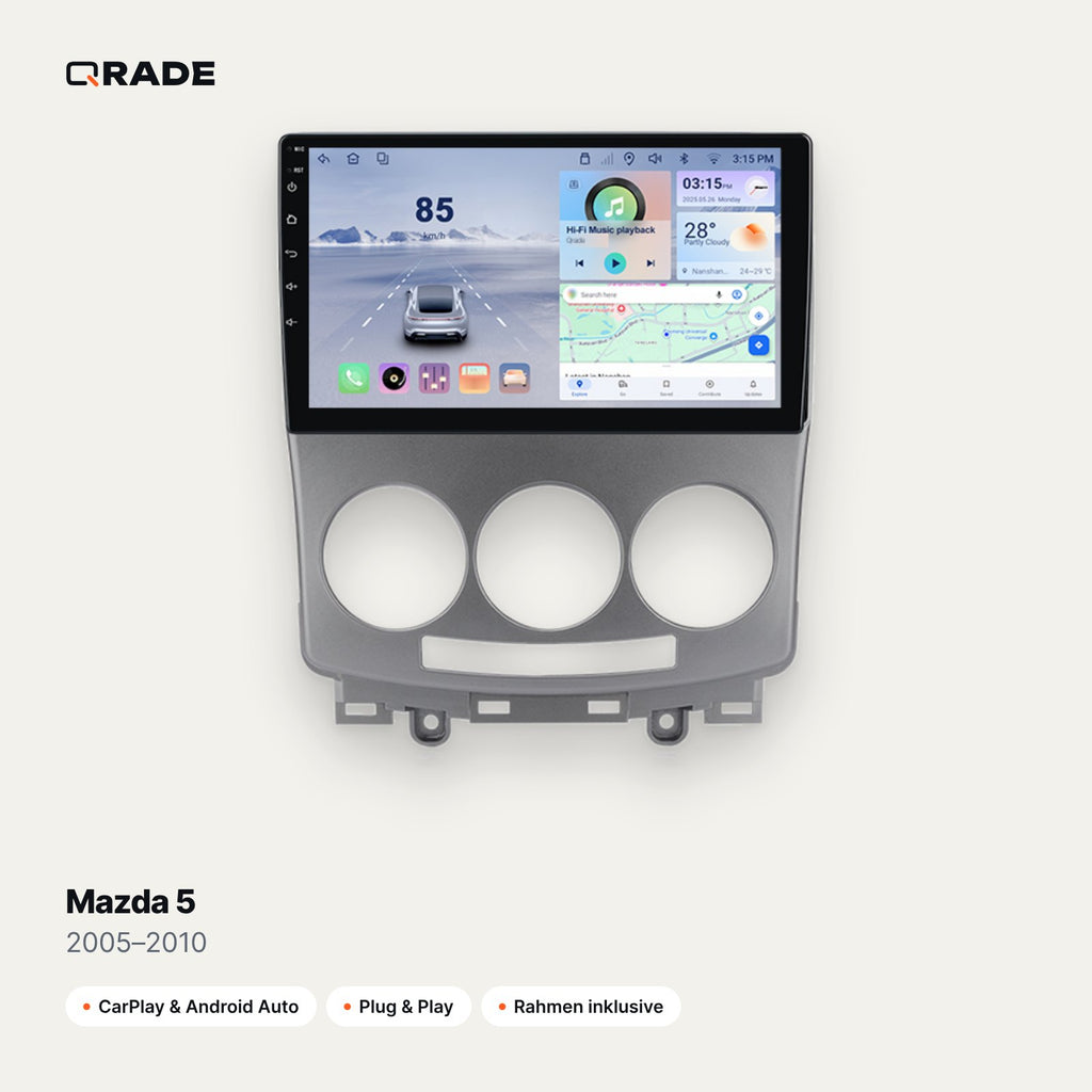 Mazda 5 2005–2010 CarPlay Radio