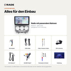 Mazda 5 (2005–2010) – Autoradio mit Wireless CarPlay & Android Auto