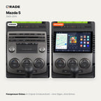 Mazda 5 (2005–2010) – Autoradio mit Wireless CarPlay & Android Auto