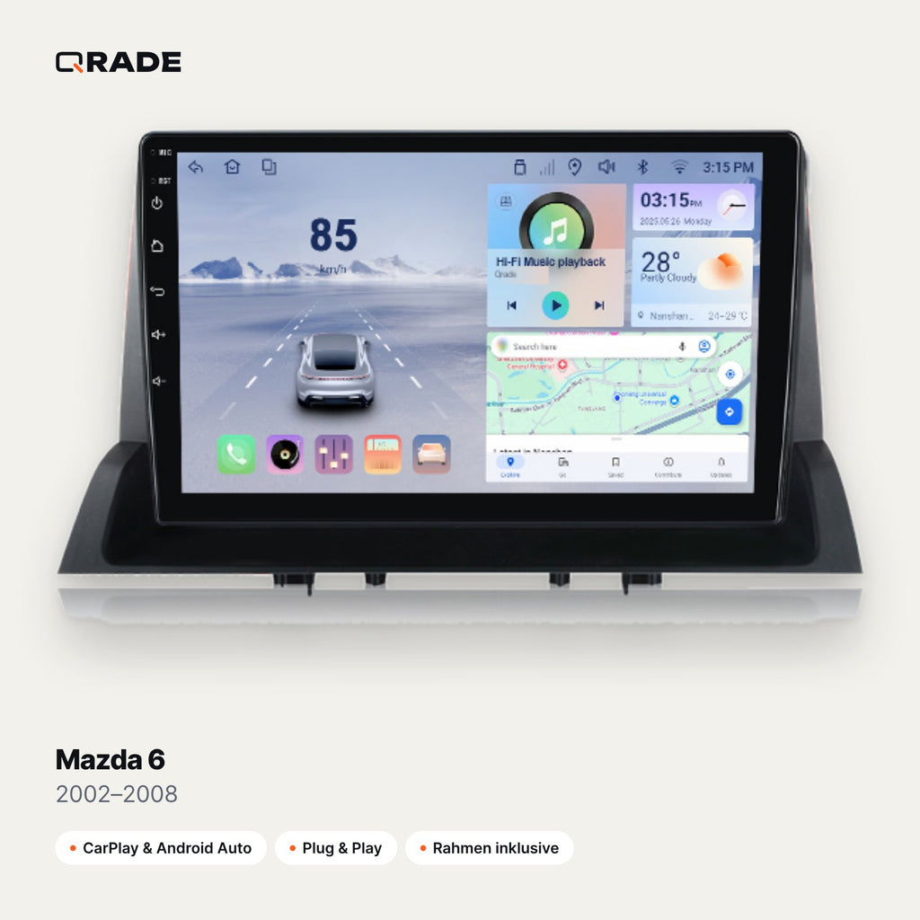 Mazda 6 2002–2008 CarPlay Radio