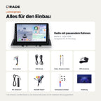 Mazda 6 GG (2002–2008) – Autoradio mit Wireless CarPlay & Android Auto
