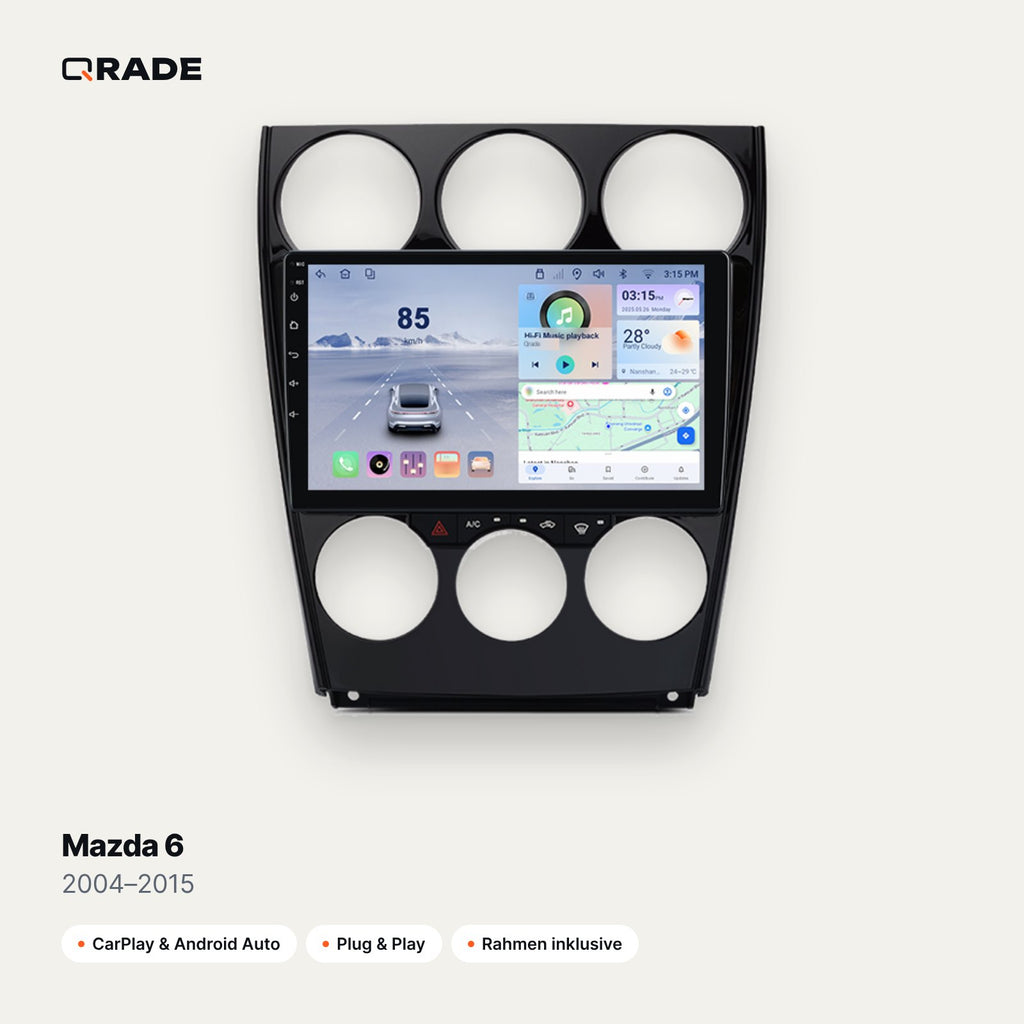 Mazda 6 2004–2015 CarPlay Radio