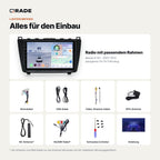 Mazda 6 GH (2007–2012) – Autoradio mit Wireless CarPlay & Android Auto