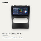 Qrade OEM-Look Autoradio für Mercedes-Benz B-Klasse W245 (2005–2011) mit Wireless CarPlay & Android Auto