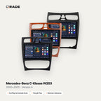 Qrade Autoradio für Mercedes-Benz C-Klasse W203 (2000–2005), Version A mit Wireless CarPlay & Android Auto