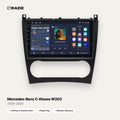 Qrade Autoradio für Mercedes-Benz C-Klasse W203 (2005–2009) mit Wireless CarPlay & Android Auto