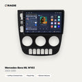 Qrade Autoradio für Mercedes-Benz ML W163 (2003–2005) mit Wireless CarPlay & Android Auto
