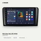 Qrade Autoradio für Mercedes-Benz ML W164 (2005–2012) mit Wireless CarPlay & Android Auto