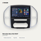 Qrade Autoradio für Mercedes-Benz Vito W447 (2014–2021) mit Wireless CarPlay & Android Auto