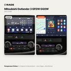 Mitsubishi Outlander 3 (2012–2018) – Autoradio mit Wireless CarPlay & Android Auto (Rahmen OUTLANDER A)