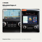 Mitsubishi Pajero 4 (2006–2014) – Autoradio mit Wireless CarPlay & Android Auto