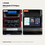 Mitsubishi Pajero V73 (2004–2011) – Autoradio mit Wireless CarPlay & Android Auto
