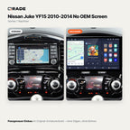 Nissan Juke F15 (2010–2014) ohne Original-Display – Autoradio mit Wireless CarPlay & Android Auto