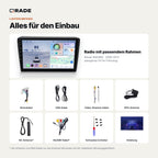 Nissan Navara D40 (2006–2012) – Autoradio mit Wireless CarPlay & Android Auto (Rahmen NAVARA612-2)