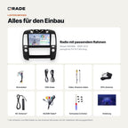Nissan Navara D40 (2006–2012) – Autoradio mit Wireless CarPlay & Android Auto (Rahmen NAVARA612)
