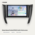 Nissan Navara Frontier NP300 4 with 4.3inch screen CarPlay Radio