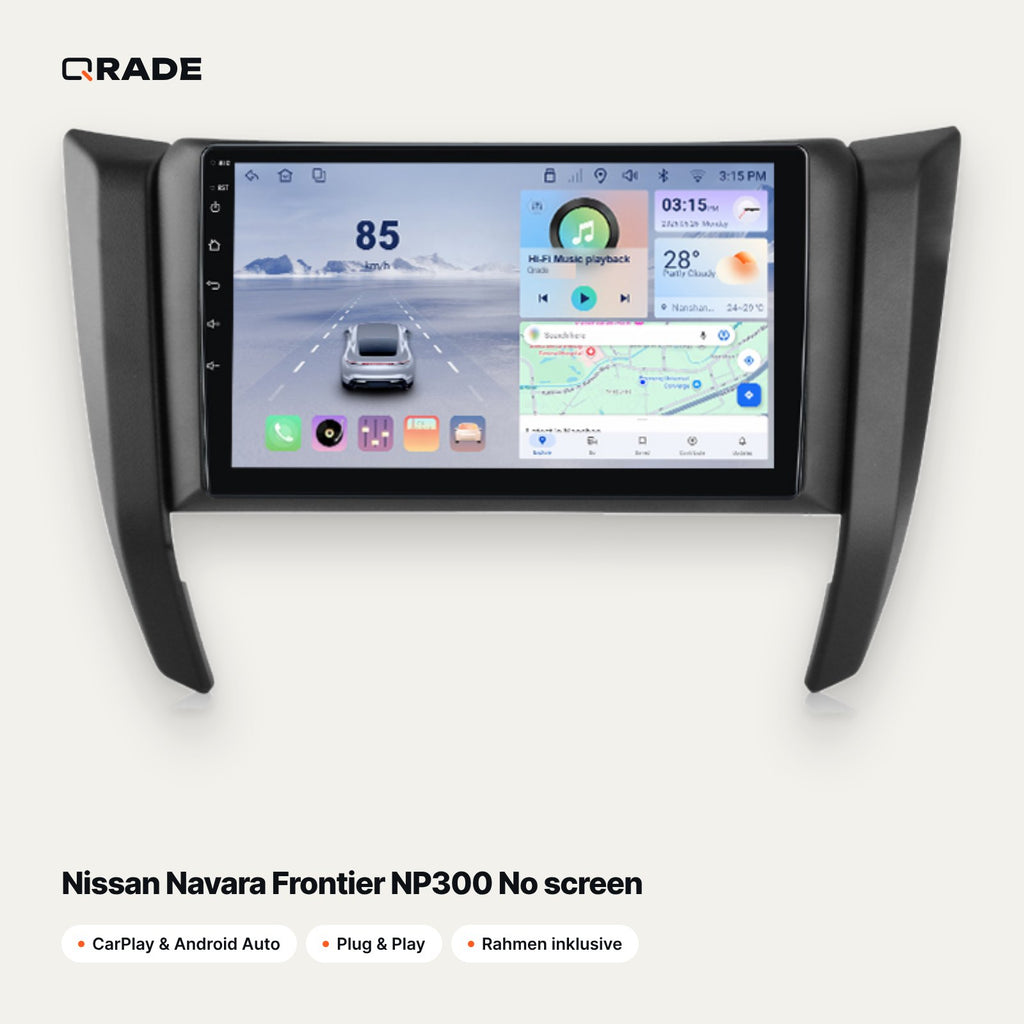 Nissan Navara Frontier NP300 No screen CarPlay Radio