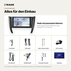 Nissan Navara NP300 ohne Display – Autoradio mit Wireless CarPlay & Android Auto