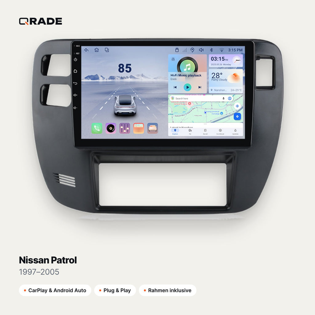 Nissan Patrol 1997–2005 CarPlay Radio