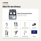Nissan Qashqai J10 (2006–2013) – Autoradio mit Wireless CarPlay & Android Auto (Rahmen QASHQAI063 A)