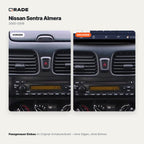 Nissan Almera (2000–2006) – Autoradio mit Wireless CarPlay & Android Auto