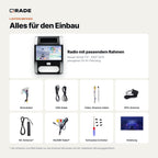 Nissan X-Trail T31 (2007–2015) – Autoradio mit Wireless CarPlay & Android Auto