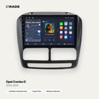 Qrade Autoradio für Opel Combo D (2010–2015) mit Wireless CarPlay & Android Auto