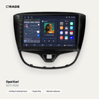 Qrade Autoradio für Opel Karl (2017–2020) mit Wireless CarPlay & Android Auto