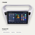 Qrade Autoradio für Peugeot 301 (2013–2018) mit Wireless CarPlay & Android Auto