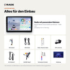 Renault Master / Opel Movano / Nissan NV400 (2009–2021) – Autoradio mit Wireless CarPlay & Android Auto