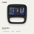 Qrade Autoradio für Renault Trafic 3 (2015–2019) mit Wireless CarPlay & Android Auto