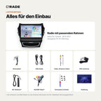 Hyundai Santa Fe 3 (2013–2017) – Autoradio mit Wireless CarPlay & Android Auto