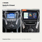 Hyundai Santa Fe 3 (2013–2017) – Autoradio mit Wireless CarPlay & Android Auto