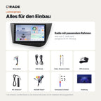 Seat Leon 2 (2005–2012) – Autoradio mit Wireless CarPlay & Android Auto (Rahmen LEON051)
