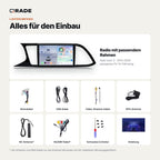 Seat Leon 3 (2012–2020) – Autoradio mit Wireless CarPlay & Android Auto