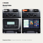 Škoda Fabia 2 (2008–2013) – Autoradio mit Wireless CarPlay & Android Auto