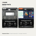 Škoda Yeti 5L (2009–2014) – Autoradio mit Wireless CarPlay & Android Auto