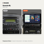Kia Sorento BL (2006–2009) – Autoradio mit Wireless CarPlay & Android Auto
