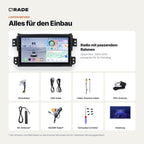 Suzuki Splash (2004–2010) – Autoradio mit Wireless CarPlay & Android Auto