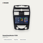 Qrade Autoradio für SsangYong Rexton Y250 (2006–2012) mit Wireless CarPlay & Android Auto