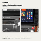 Subaru Outback 3 / Legacy 4 (2003–2009) – Autoradio mit Wireless CarPlay & Android Auto