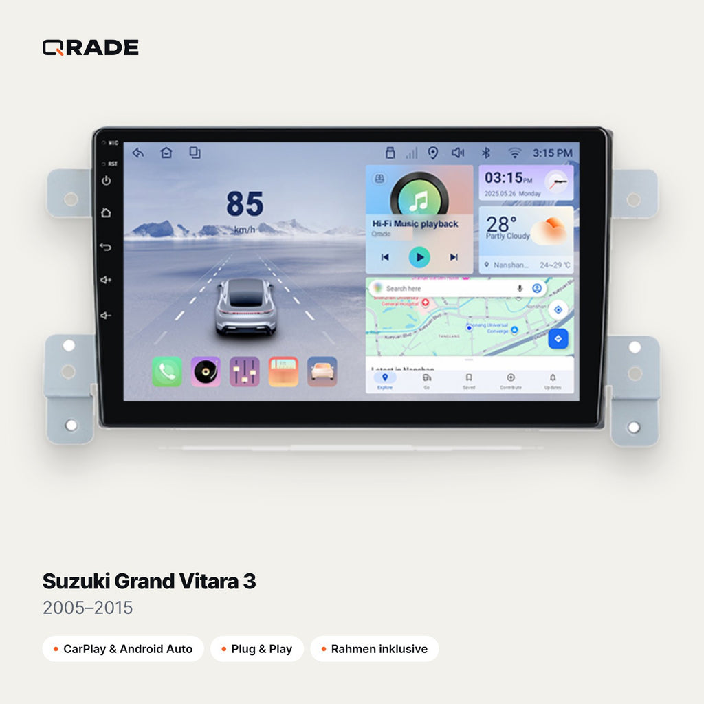 Suzuki Grand Vitara 3 2005–2015 CarPlay Radio