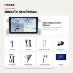 Suzuki Grand Vitara (2005–2015) – Autoradio mit Wireless CarPlay & Android Auto
