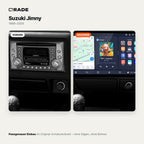 Suzuki Jimny (1998–2004) – Autoradio mit Wireless CarPlay & Android Auto